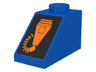 Slope 45 2 x 1 with Orange Microphone on Black Pattern