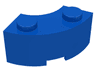 Brick, Round Corner 2 x 2 Macaroni with Stud Notch