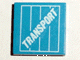 Tile 2 x 2 with Transport Text on Crate Pattern