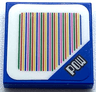 Tile 2 x 2 with Super Mario Scanner Code POW Block Pattern (Sticker) - Sets 40414 / 71362 / 71391 / 71407
