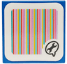 Tile 2 x 2 with Super Mario Scanner Code Blue Toad Speech Bubble with Wrench Pattern (Sticker) - Set 72035