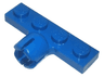Plate, Modified 1 x 4 with Tow Ball Socket, Long, 4 Slots (8mm Socket Length)