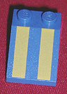 Slope 33 3 x 2 with Yellow Stripes Pattern