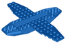 Aircraft Fuselage 4 x 16 x 1 with 2 x 10 Recessed Center and 8 x 4 Wings with Cutaways, 9 Holes