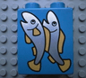 Duplo, Brick 1 x 2 x 2 with 2 Fish Pattern