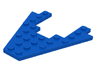 Wedge, Plate 8 x 8 with 4 x 4 Cutout