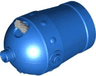 Duplo Cannon Shooting with Axle Hole and Light Bluish Gray Wick