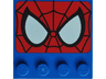 Tile, Modified 4 x 4 with Studs on Edge with Spider-Man Eyes Pattern