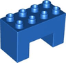 Duplo, Brick 2 x 4 x 2 with 2 x 2 Cutout on Bottom