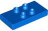 Duplo Tile, Modified 2 x 4 x 1/2 (Thick) with 4 Center Studs