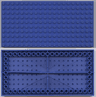 Brick 10 x 20 with Bottom Tubes in Single Row Around Edge, with '+' Cross Support