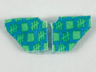 Scala, Clothes Baby Shirt with Medium Green Squares and Lines Pattern
