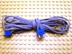 Electric, Wire 12V / 4.5V with two Variable Color 2-prong connectors, 375 Studs (3m) Long -- list under connector color