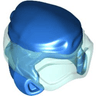 Minifigure, Headgear Ninjago Wrap Type 8 with Molded Trans-Light Blue Scuba Diver Mask Pattern