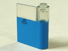 Door 1 x 3 x 3 Right with Horizontal Handle with Molded Trans-Clear Window Pattern