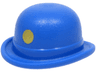 Minifigure, Headgear Hat, Bowler with Gold Dot Pattern