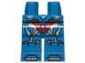 Hips and Legs with Armor with Red and Silver Accents Pattern