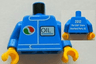 Torso Octan Logo and Upright Font 'OIL' on Front, '2012 The LEGO Store Overland Park, KS' on Back Pattern / Blue Arms / Yellow Hands
