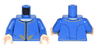Torso SW Bespin Guard Pattern Dual Sided / Blue Arms / Light Nougat Hands