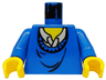 Torso Harry Potter Ron, Sweater over Shirt Pattern / Blue Arms / Yellow Hands