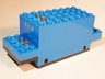 Electric, Motor 4.5V Type A 12 x 4 x 4 (Train) with White '4,5 V.' Pattern