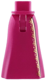 Mini Doll Hips and Skirt Full Length with Gold and Dark Blue Trim Pattern - Thin Hinge