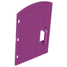 Duplo Door / Window Pane 1 x 4 x 4 with Rounded Top and Handle - Castle