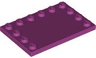 Tile, Modified 4 x 6 with Studs on Edges