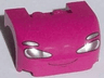Vehicle, Mudguard 3 x 4 x 1 2/3 Curved with Front with Headlights and Thin Smile Pattern