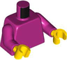 Torso Plain / Magenta Arms / Yellow Hands