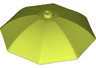 Minifigure, Utensil Umbrella Top with No Bottom Flaps, 6 x 6 with Top Stud
