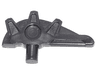 Minifigure, Weapon Blade with Bar and 3 Spikes
