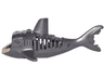 Shark Body with Bones and Gills with Dark Tan Teeth Ghost / Zombie Pattern
