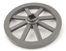 Wheel Wagon Large 33mm D., Hole Notched for Wheels Holder Pin