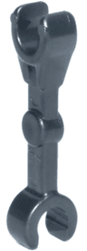 Arm Mechanical, Straight with Clips at 90 degrees (Vertical Grip)