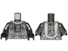 Torso SW Jacket with Front Panel, Warp on Back and Dirt Stains Pattern (Rebolt) / Pearl Dark Gray Arms / Black Hands