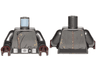 Torso SW Imperial Coat with Brown Trim and Tan Stains Pattern / Pearl Dark Gray Arms / Dark Brown Hands