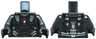 Torso Armor, Silver Trim, Red and White Circle Arc Reactor Pattern / Pearl Dark Gray Arms / Pearl Dark Gray Hands