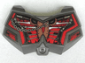 Large Figure Chest Armor Small with Bionicle Chain and Gears Pattern