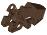 Bionicle Foot with Ball Joint Socket 3 x 6 x 2 1/3, Rounded Tops
