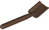 Minifigure, Utensil Shovel / Spade - Handle with Round End