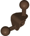 Bionicle Ball Joint 4 x 4 x 2 90 degrees with 2 Ball Joint and Axle Hole