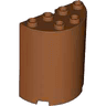Cylinder Half 2 x 4 x 4