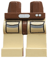 Hips and Tan Legs with Silver Buckle and Dots, Pockets with Flaps Pattern