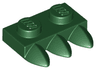 Plate, Modified 1 x 2 with 3 Teeth