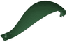 Panel 4 x 4 x 11 Curved Tapered with Clip at Each End