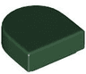 Tile, Round 1 x 1 Half Circle Extended