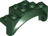 Vehicle, Mudguard 4 x 2 1/2 x 2 with Arch Round, Solid Studs, and Rounded Legs