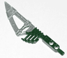 Bionicle Weapon Hordika Fang Blade with Molded Pearl Light Gray Flexible End Pattern