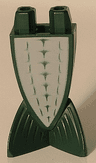 Tail, Mermaid / Merman Straight with Light Bluish Gray Scales Pattern